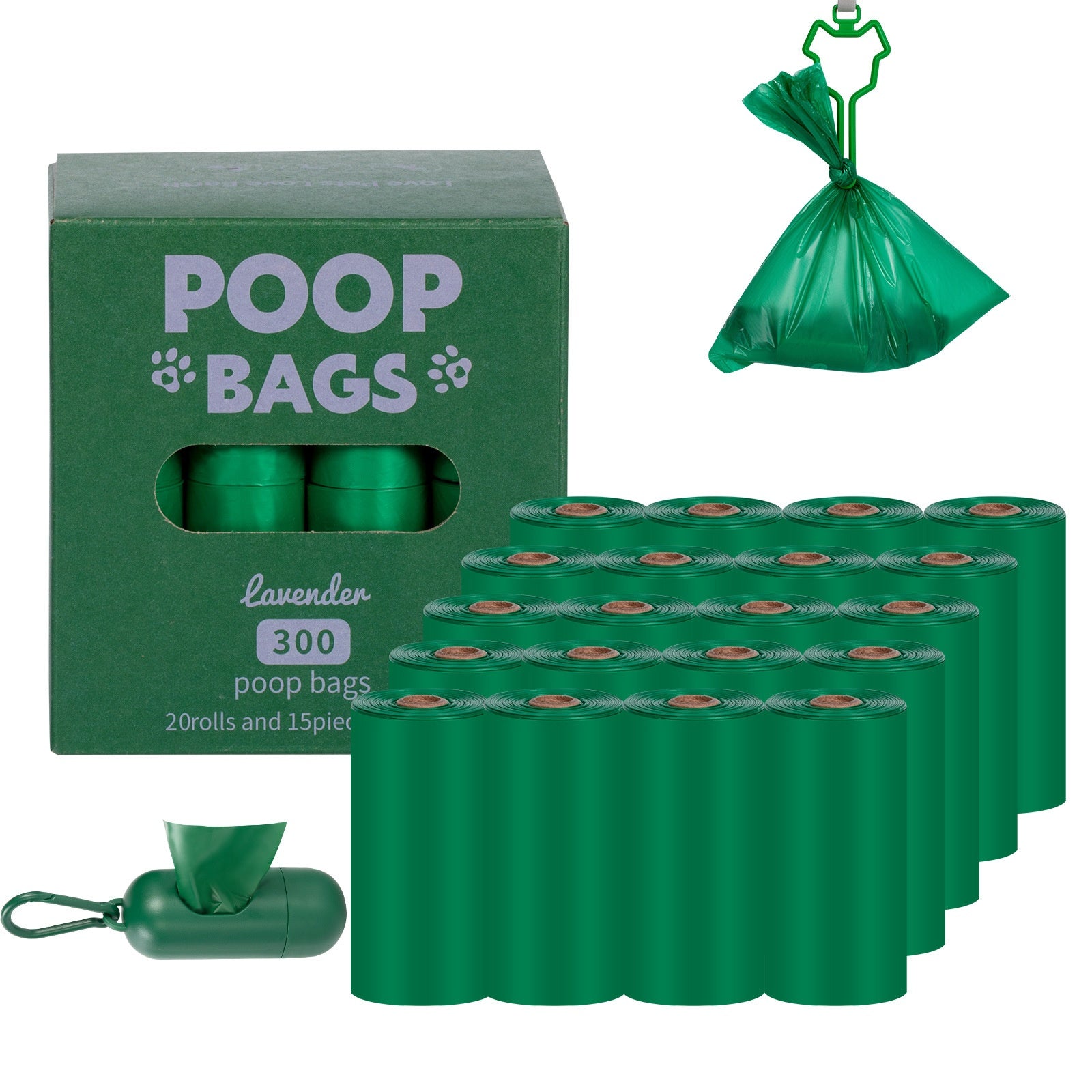 Handle Dog Waste Bag EPI Vest Poop Picking Bags Degradable Cat Litter Bag