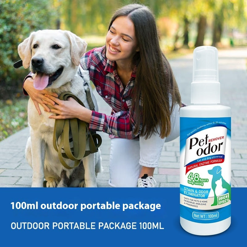 Cat Dog Pet Deodorant Spray Indoor Urine Removal Freshener
