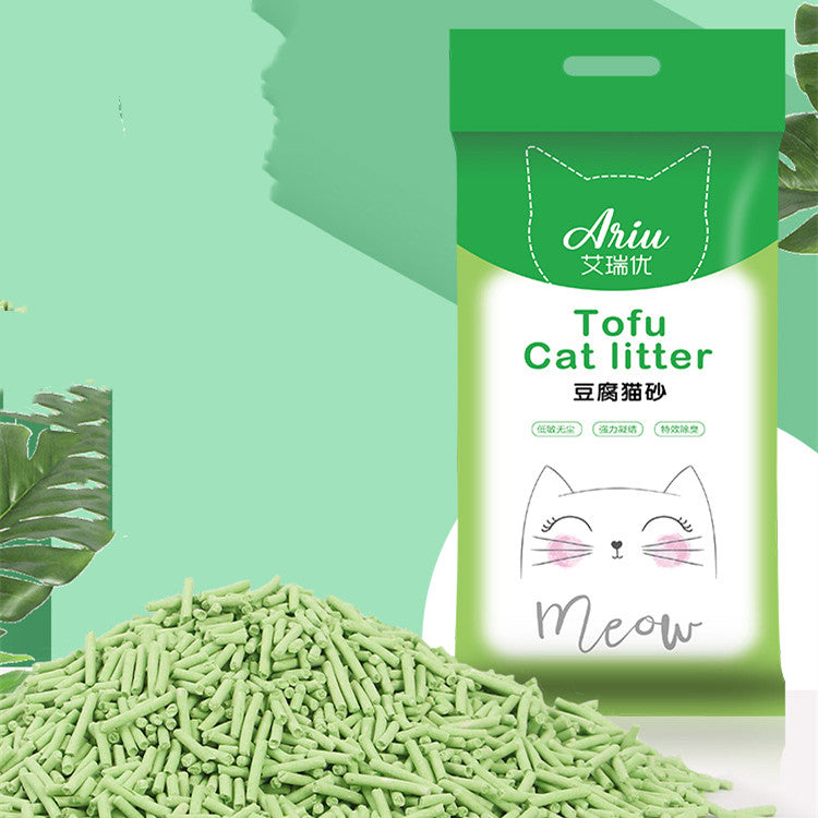 Tofu Cat Litter Low Dust Fast Clumping Deodorization