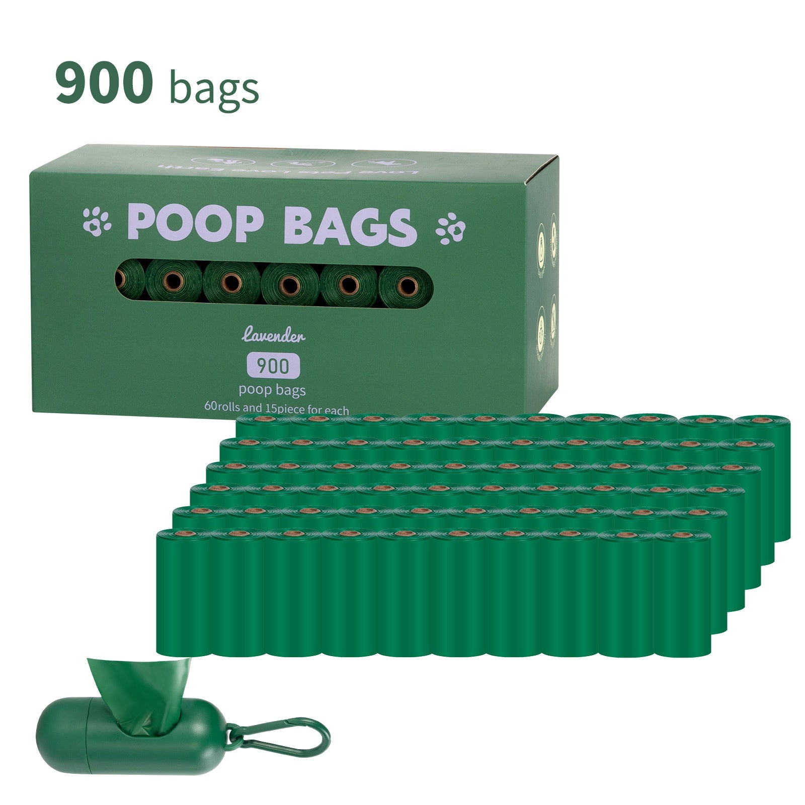 Handle Dog Waste Bag EPI Vest Poop Picking Bags Degradable Cat Litter Bag