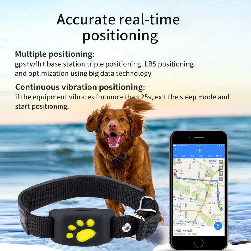 Smart Waterproof GPS Pet Tracker — Safe Tracking for Curious Pets