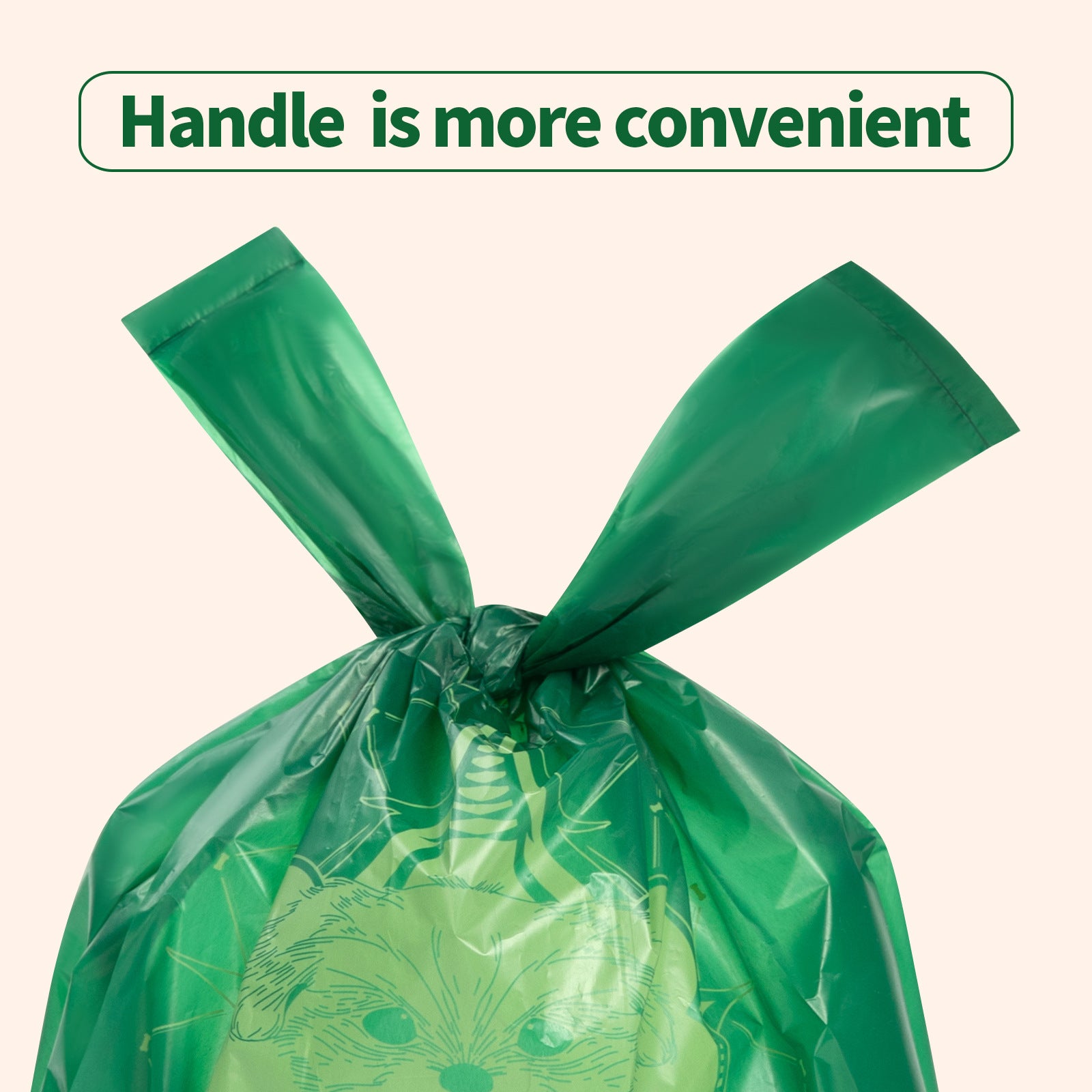 Handle Dog Waste Bag EPI Vest Poop Picking Bags Degradable Cat Litter Bag
