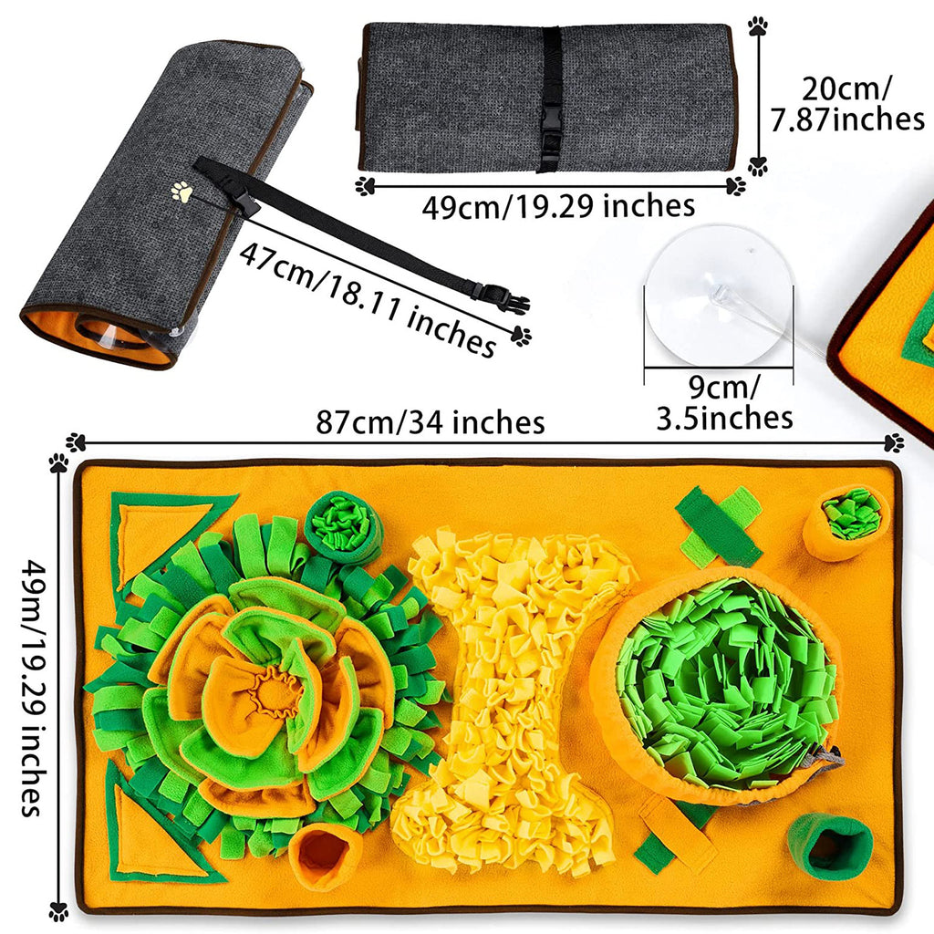 Interactive Snuffle Mat for Pets - Eat, Play, Relax