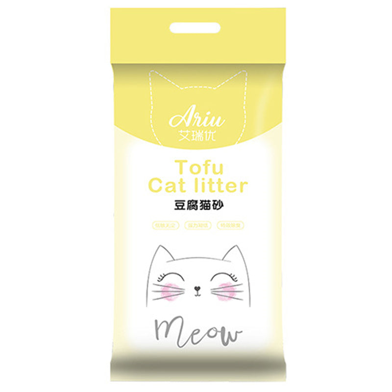 Tofu Cat Litter Low Dust Fast Clumping Deodorization