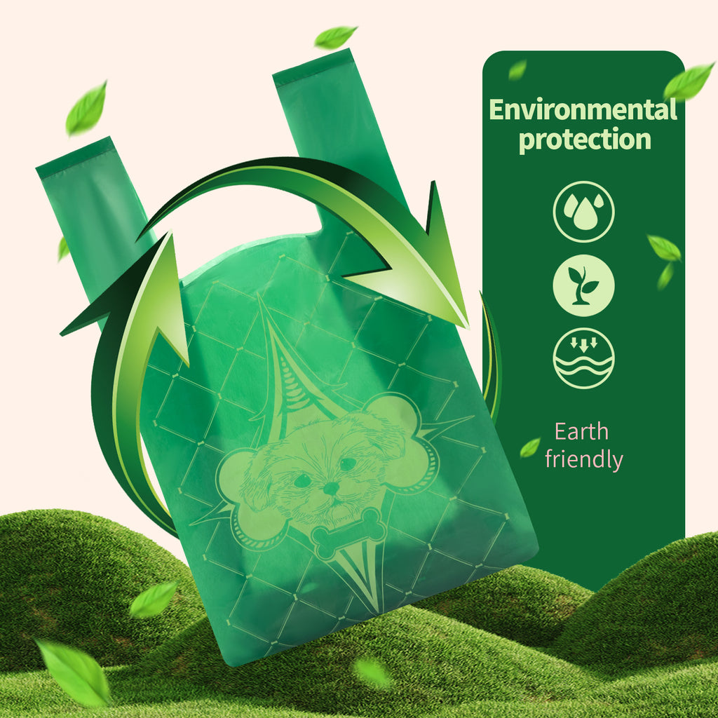 Handle Dog Waste Bag EPI Vest Poop Picking Bags Degradable Cat Litter Bag